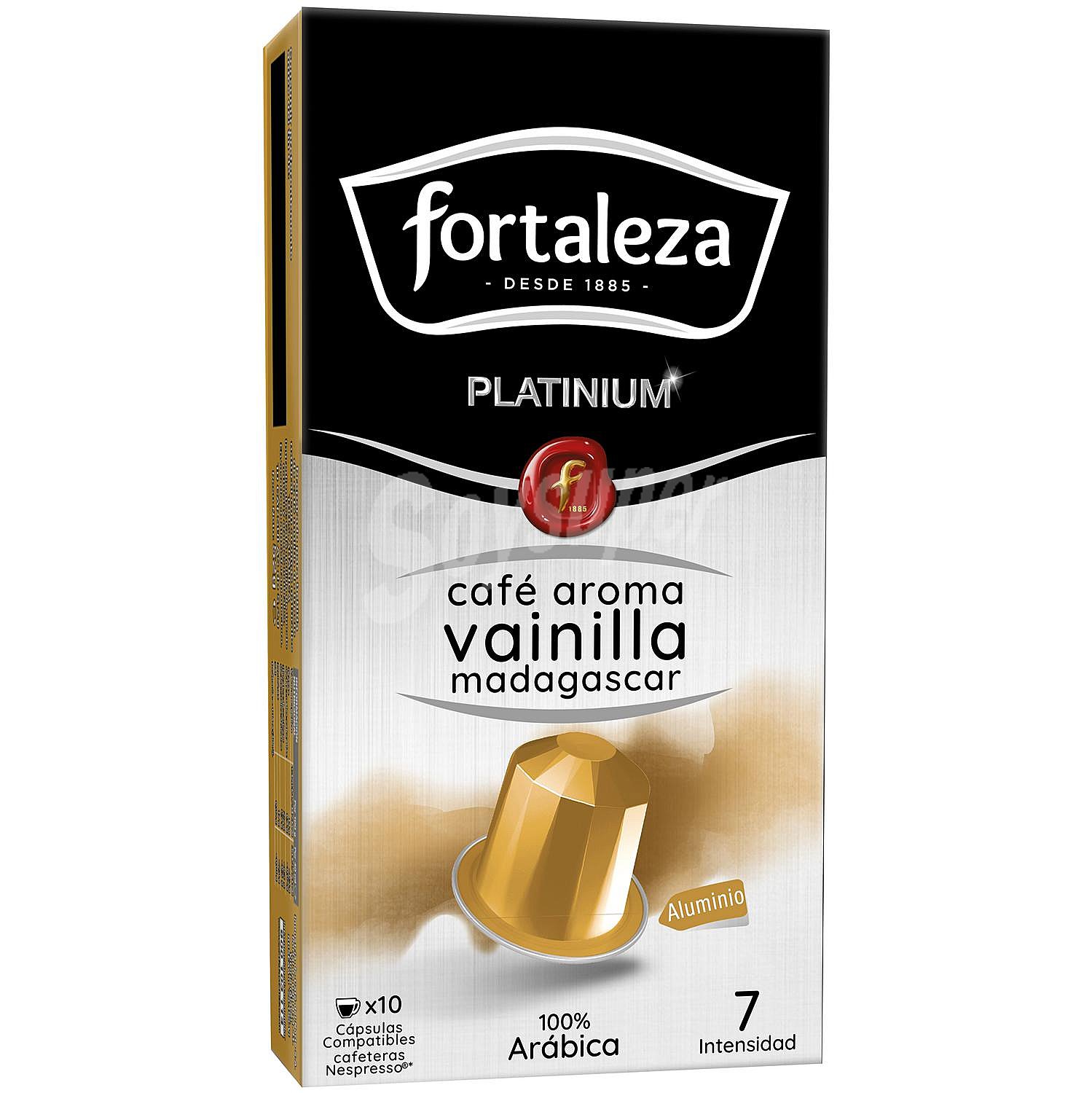 Platinum café aroma a vainilla Madagascar intensidad 7 compatibles con máquinas Nespresso