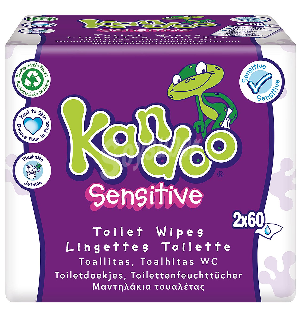 Toallitas wc kandoo sensitive