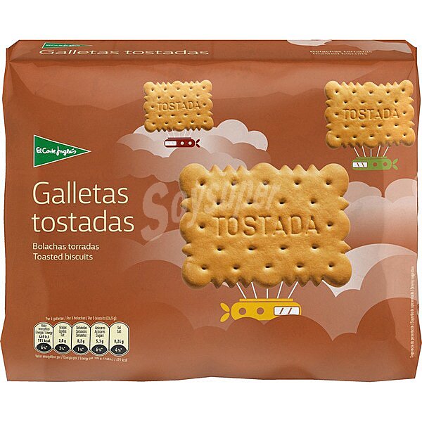 Galletas tostadas envase 800 g