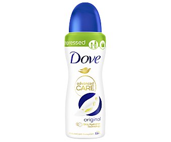 Dove Desodorante en spray para mujer, sin alcohol y con 1/4 de crema hidratante dove Original advanced care