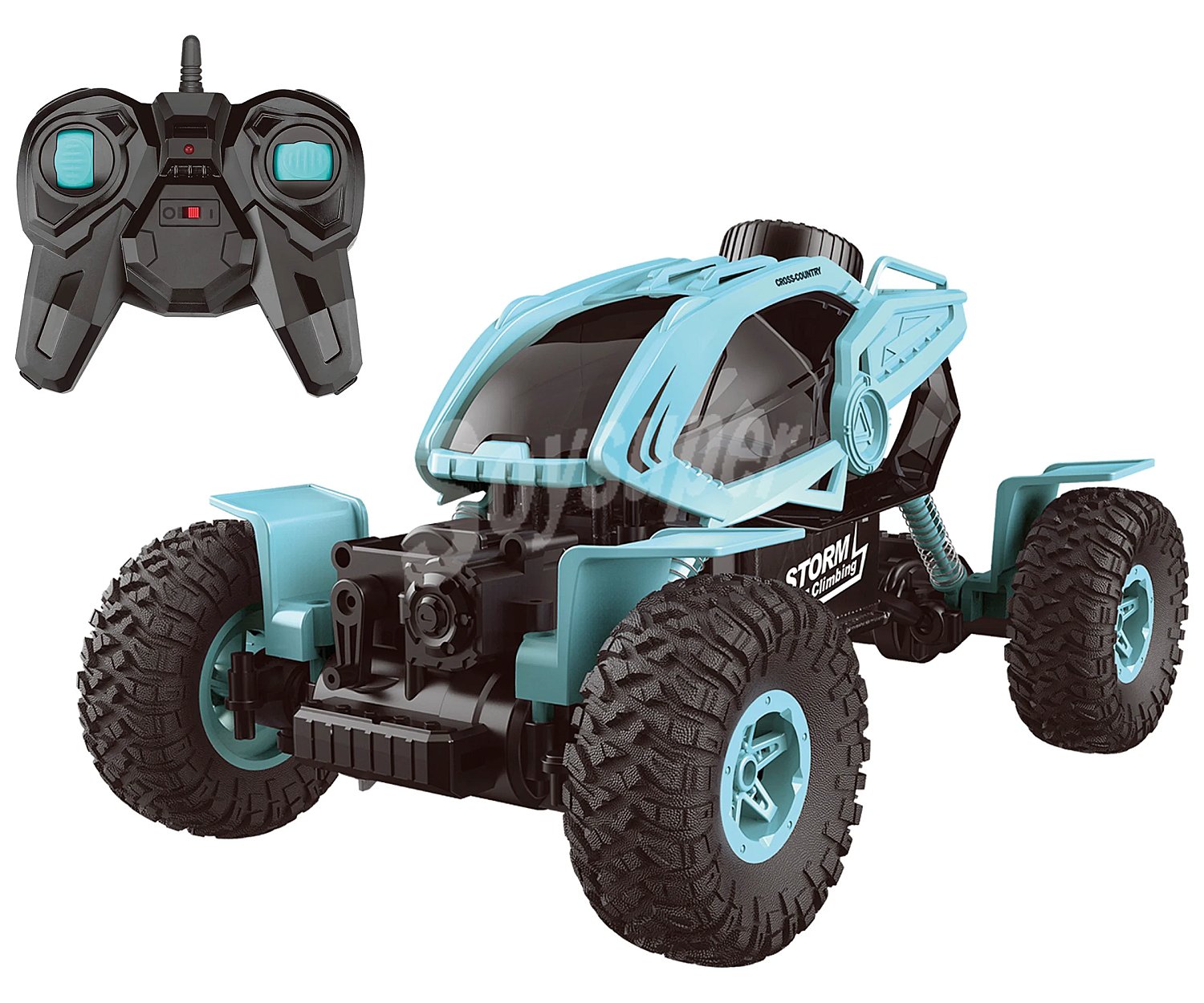 Coche radiocontrol escalador Storm, 25cm.