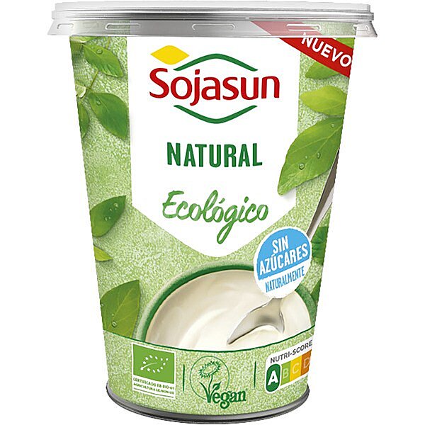 Especialidad ecológica de soja natural sin azúcares añadidos