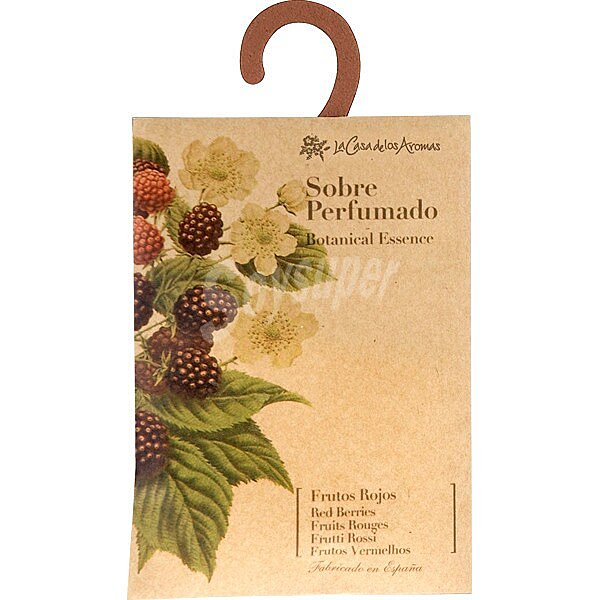 Sobre perfumado Botanical Essence aroma frutos rojos