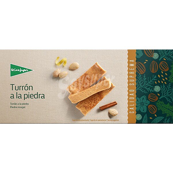 Turrón a la piedra Sin Gluten Calidad Suprema selection