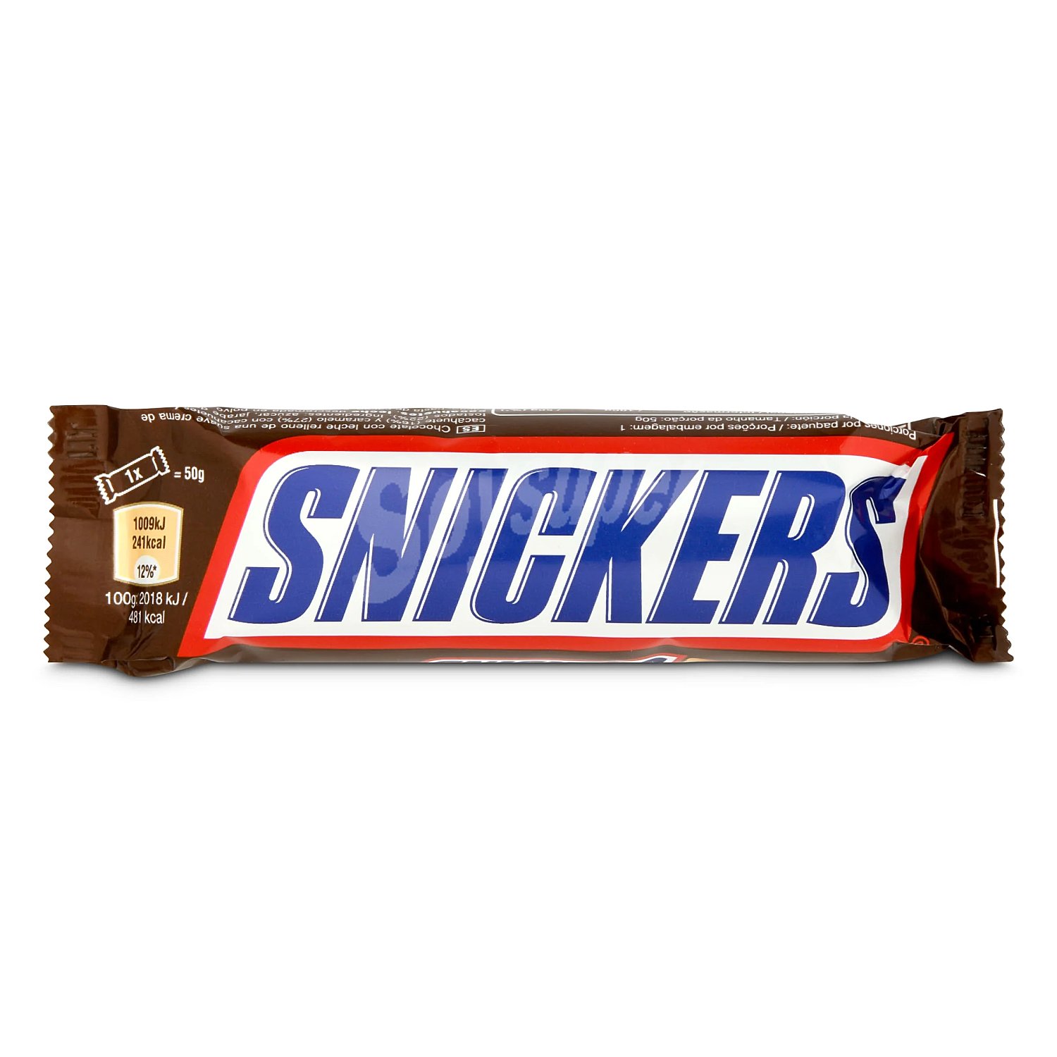 Barritas de chocolate snickers