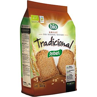 Organic Bio biscotes de pan integral tostado ecológico tradicional 20 unidades G