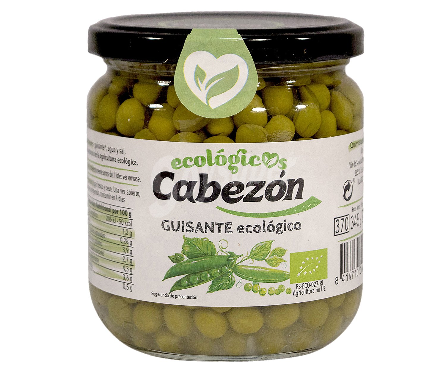 Guisantes ecológicos