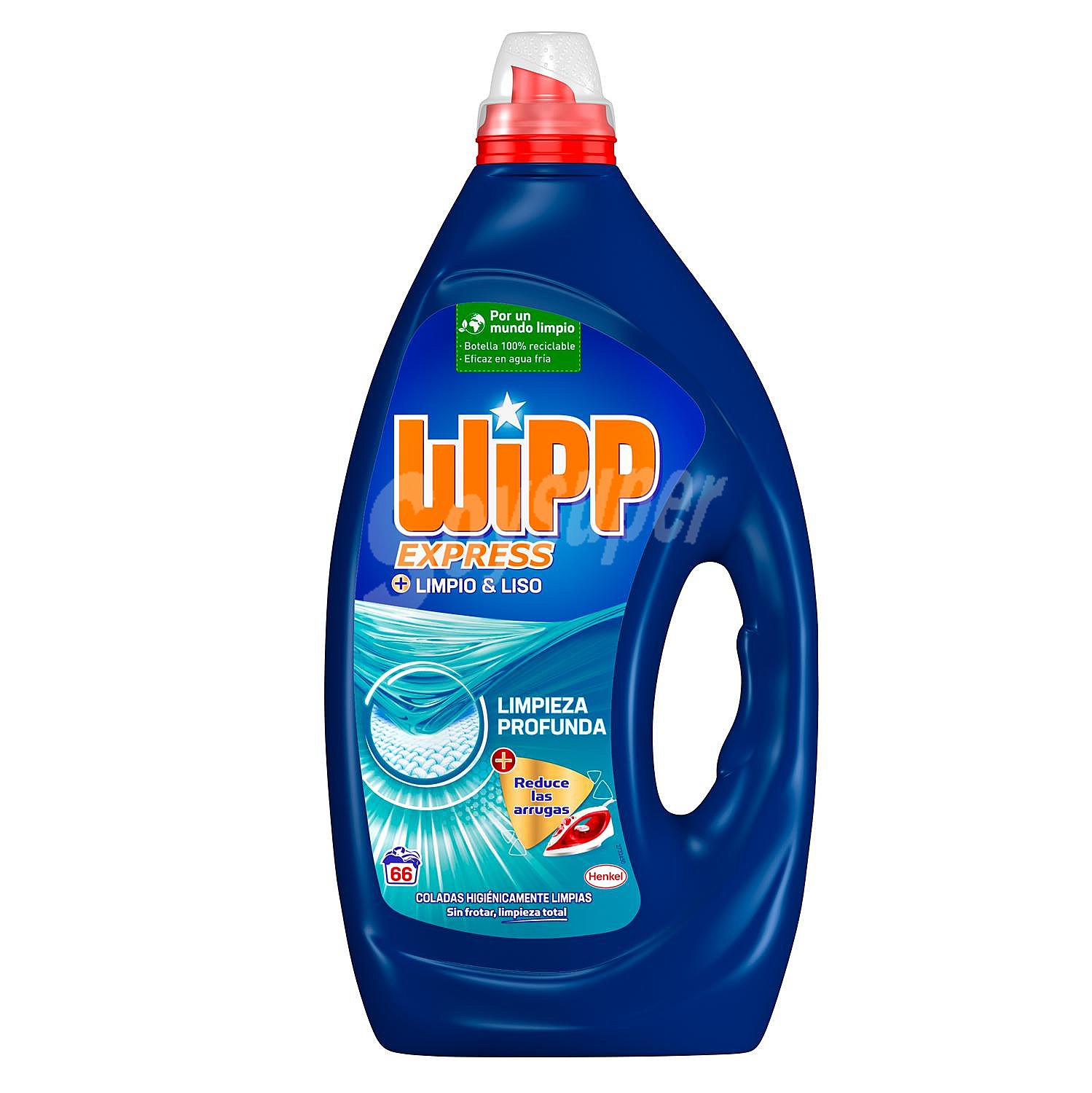 Detergente en gel para ropa, Limpio y liso