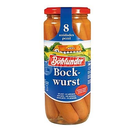 Salchichas Bockwurst Böklunder