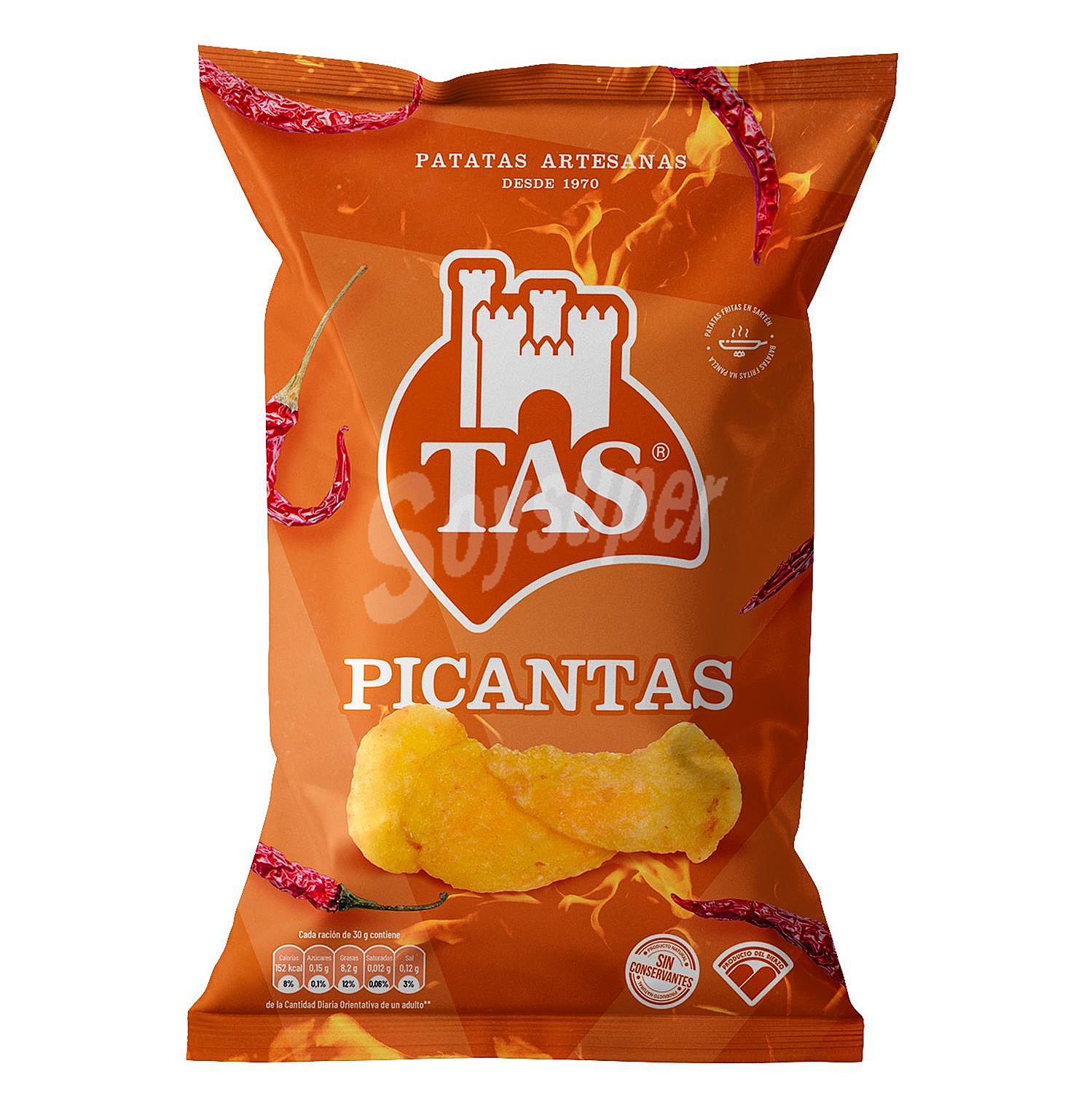 Patatas fritas picantes Freiduria Tas