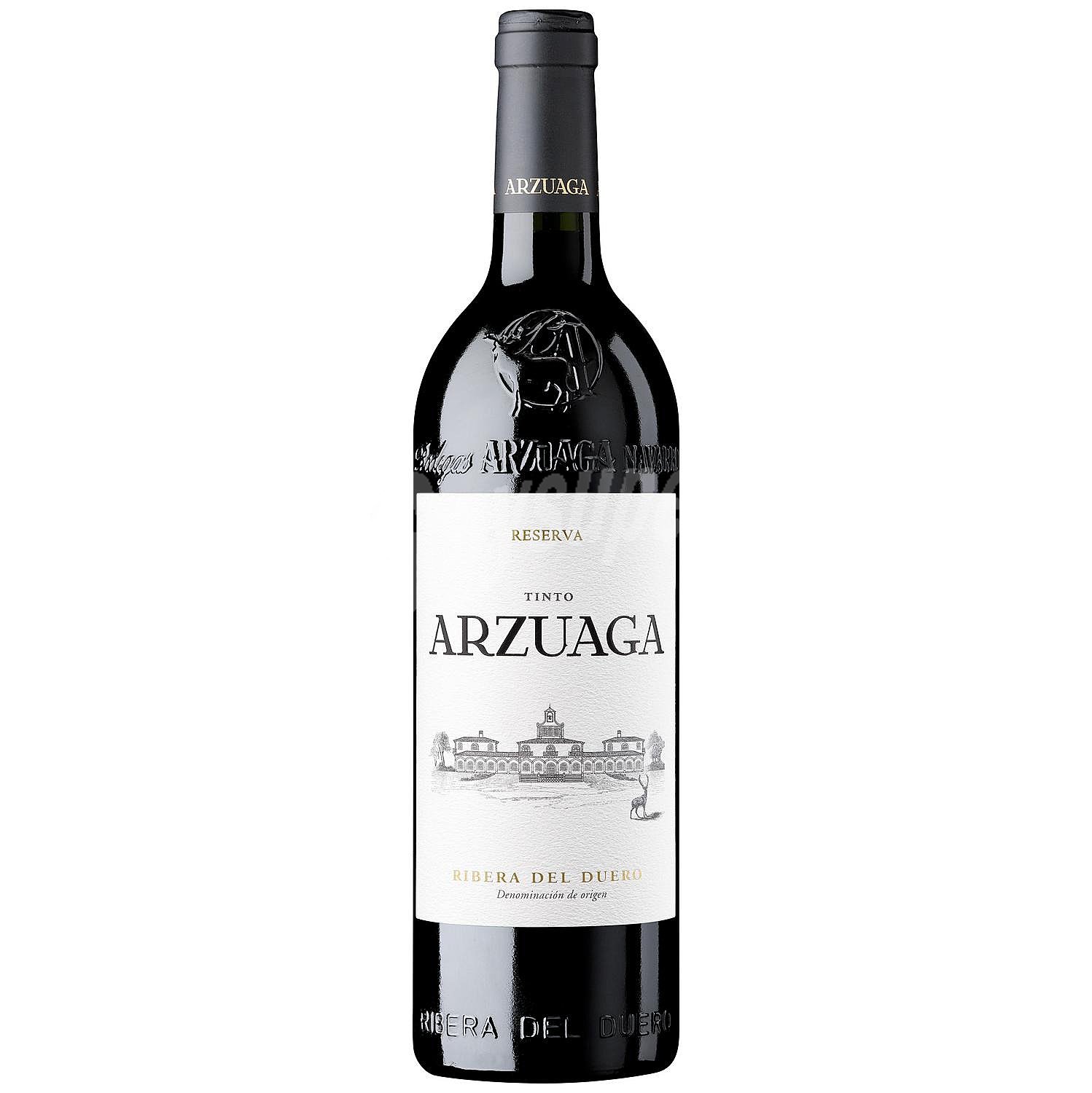 Arzuaga Vino tinto reserva con D.O. Ribera del Duero