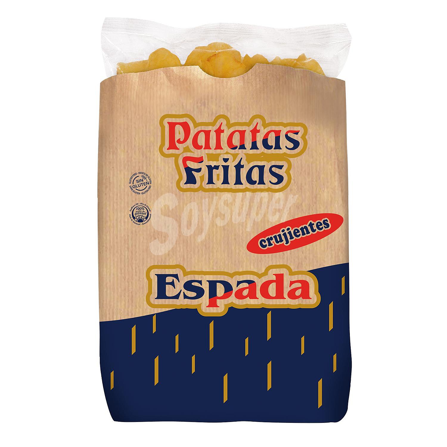 Patatas fritas Espada sin gluten