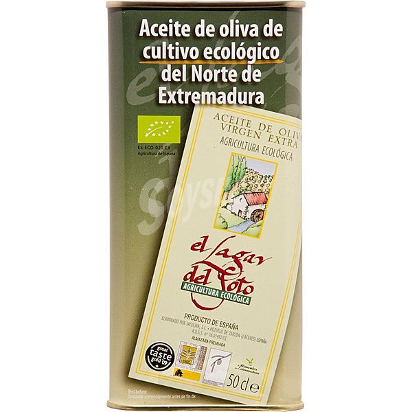 Aceite de oliva virgen extra ecológico 100% manzanilla cacereña