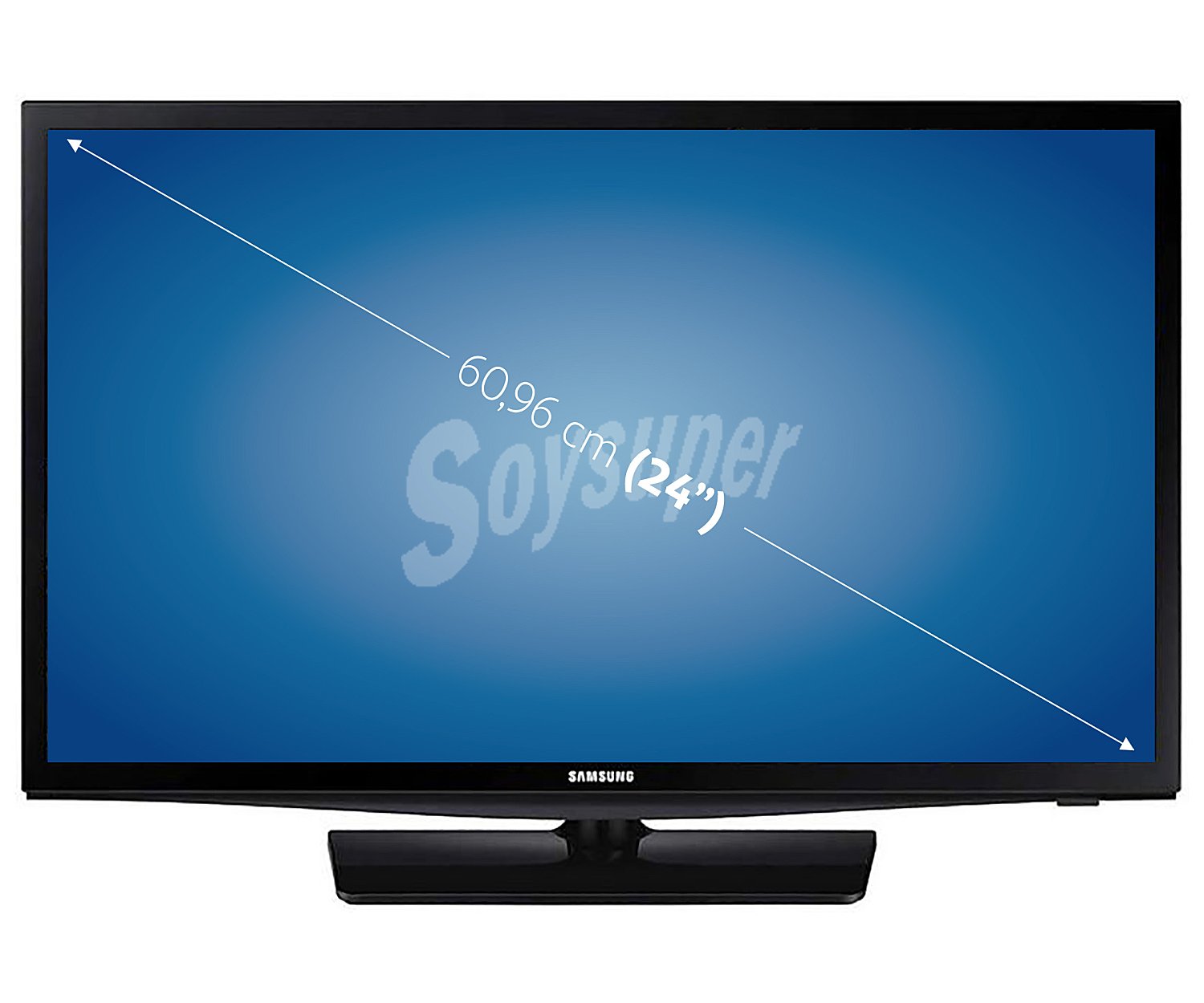 Televisión 60,96 cm (24") LED HD ready, hdr, smart TV, wifi, TDT T2, USB reproductor, 2HDMI, 400HZ UE24N4305AKXXC