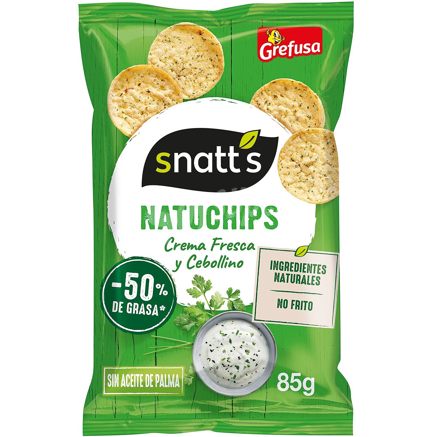 Naturchips crema fresca y cebollino