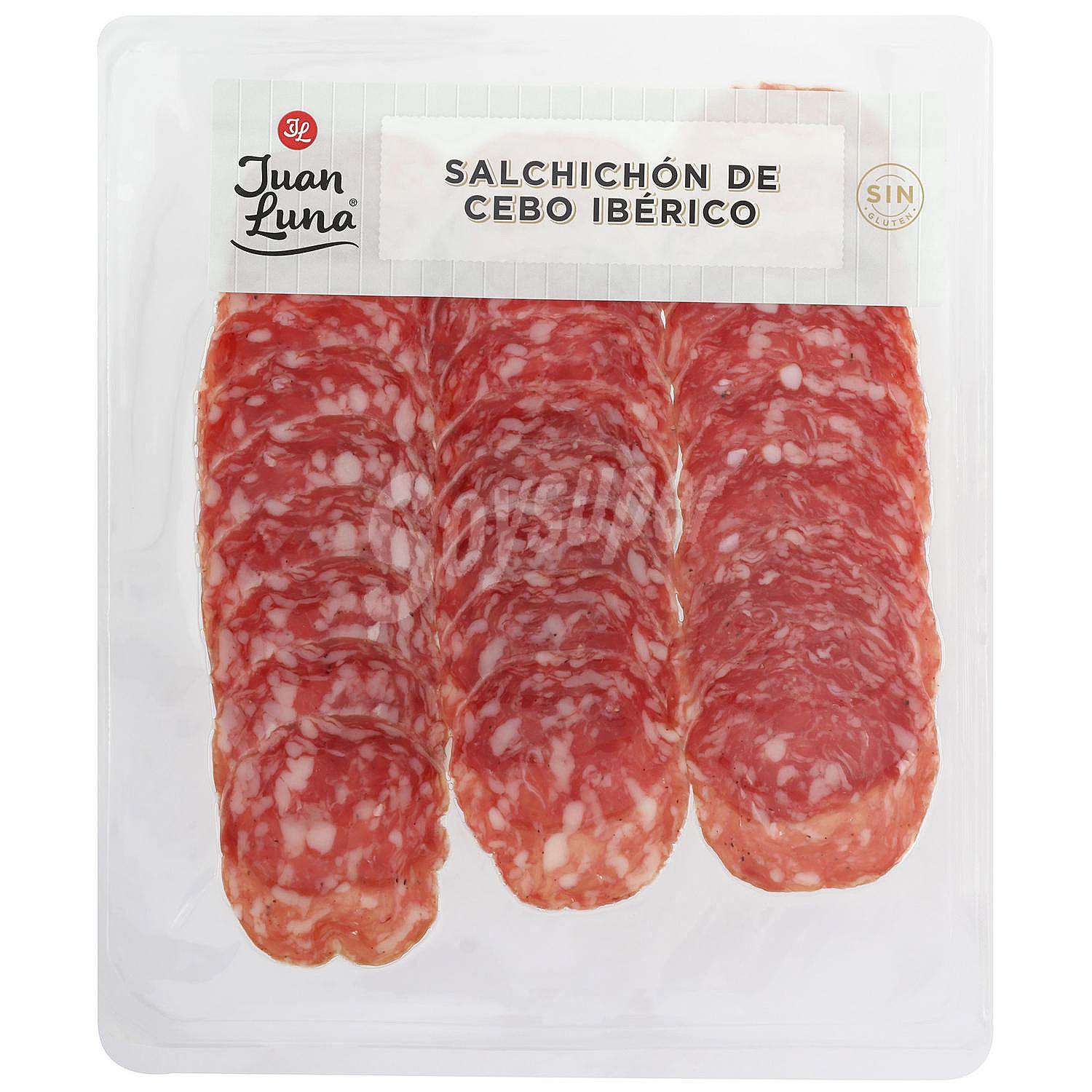 Salchichón ibérico de cebo en lonchas sin gluten