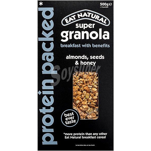 Granola de almendras semillas y miel envase 500 g