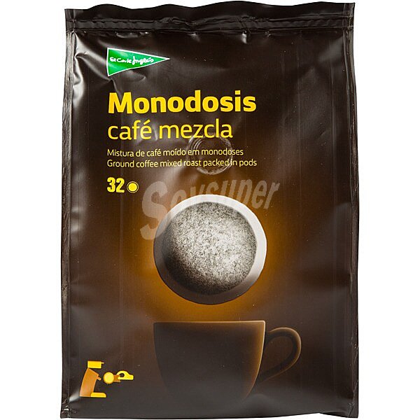 Café mezcla molido en aptas para cafeteras Senseo bolsa 224 g