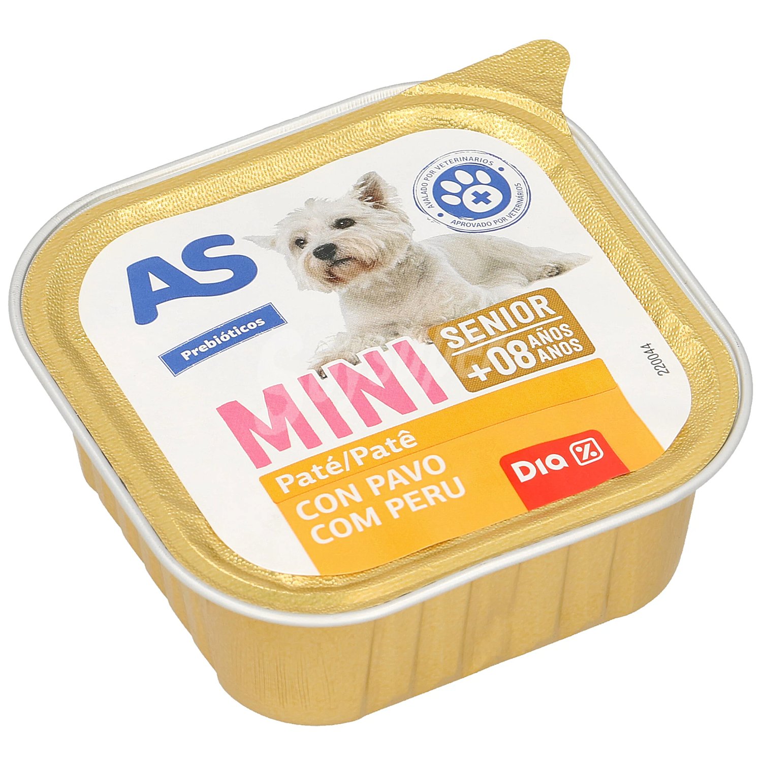 Alimento para perros senior con carne As