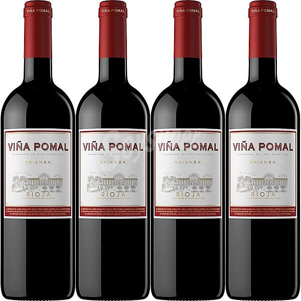 Vino tinto crianza D.O. Rioja + 4 copas