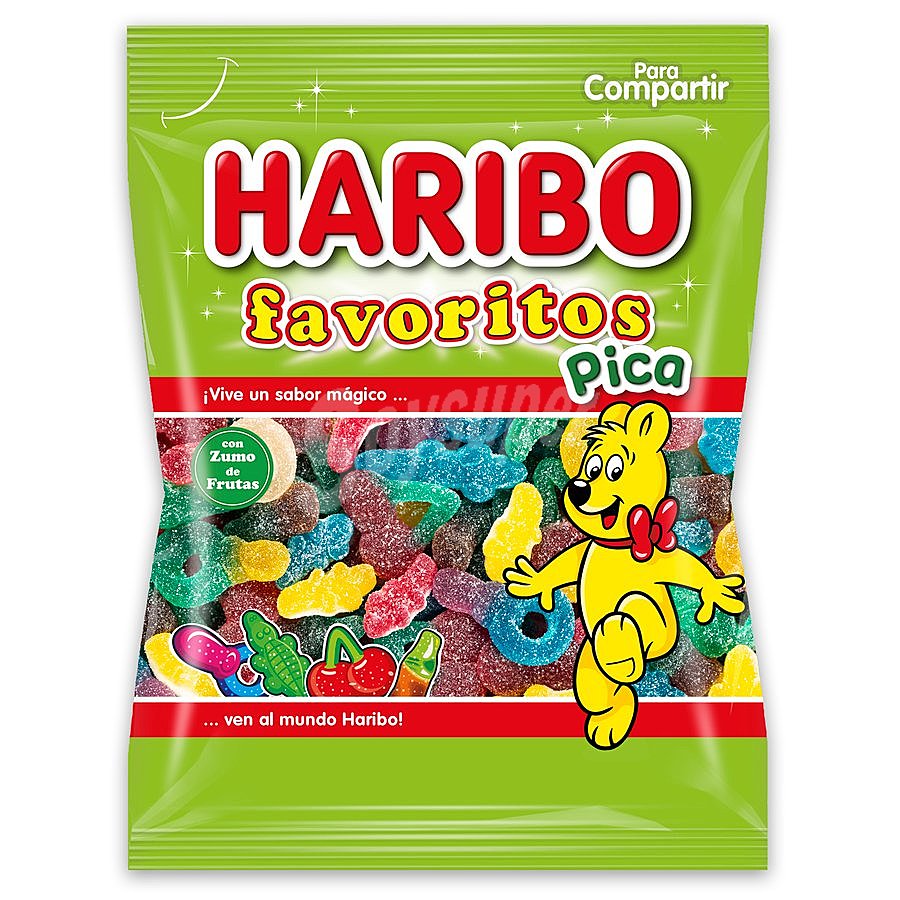 Caramelos de goma haribo favoritos pica