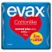 Compresas de noche con alas evax Cottonlike