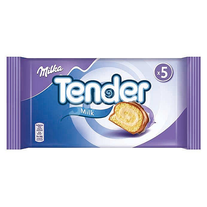 Pastelitos de leche Tender milka