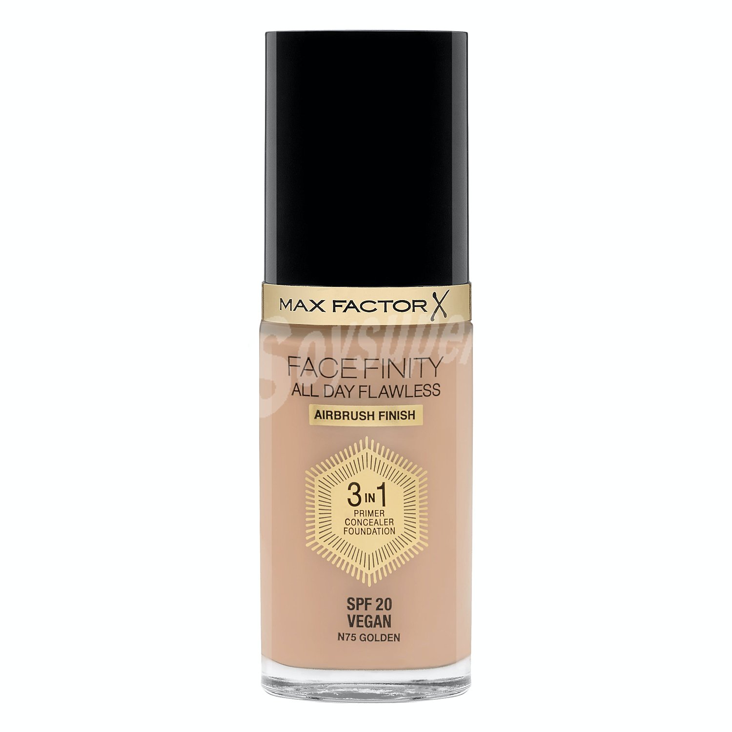 Maquillaje fluido face finity Nº 75 golden