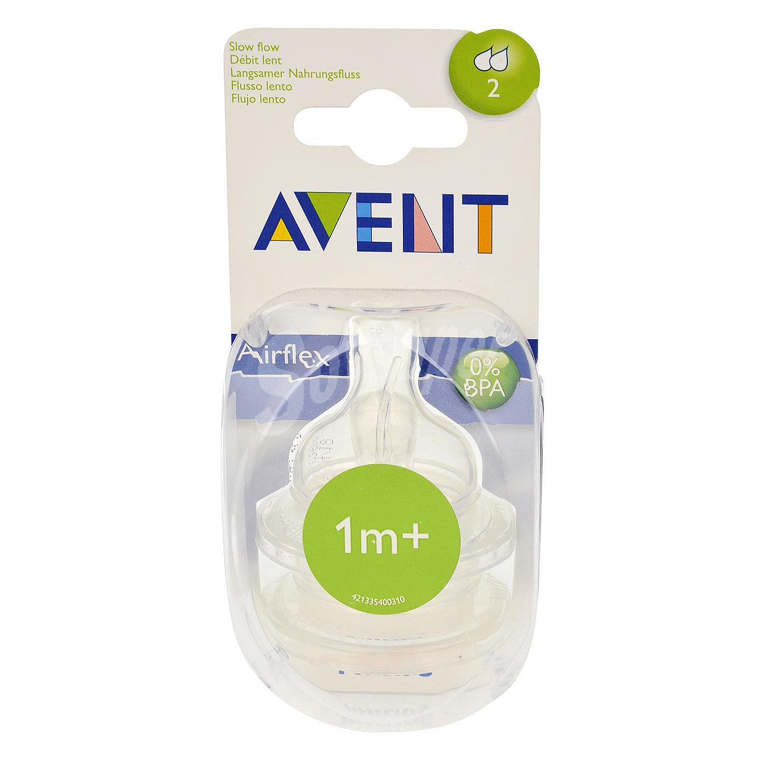 Tetinas de Flujo Lento Philips Avent Classic+