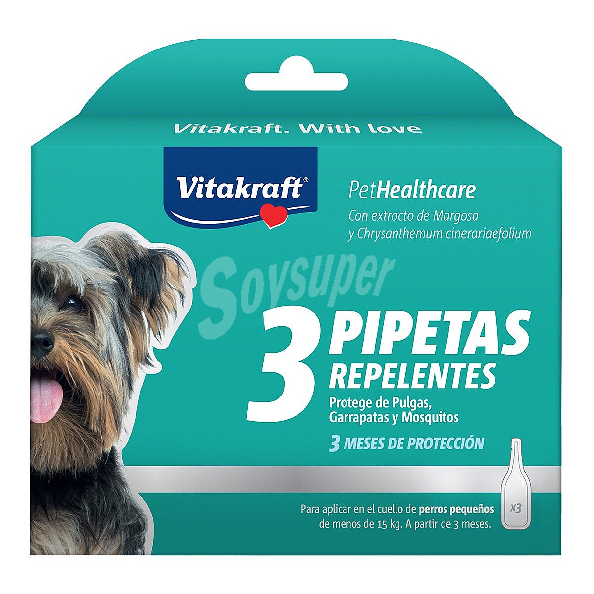 Pipetas repelentes para perros pequeños