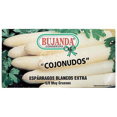 Bujanda Espárragos blancos extra 6/8 piezas bujanda