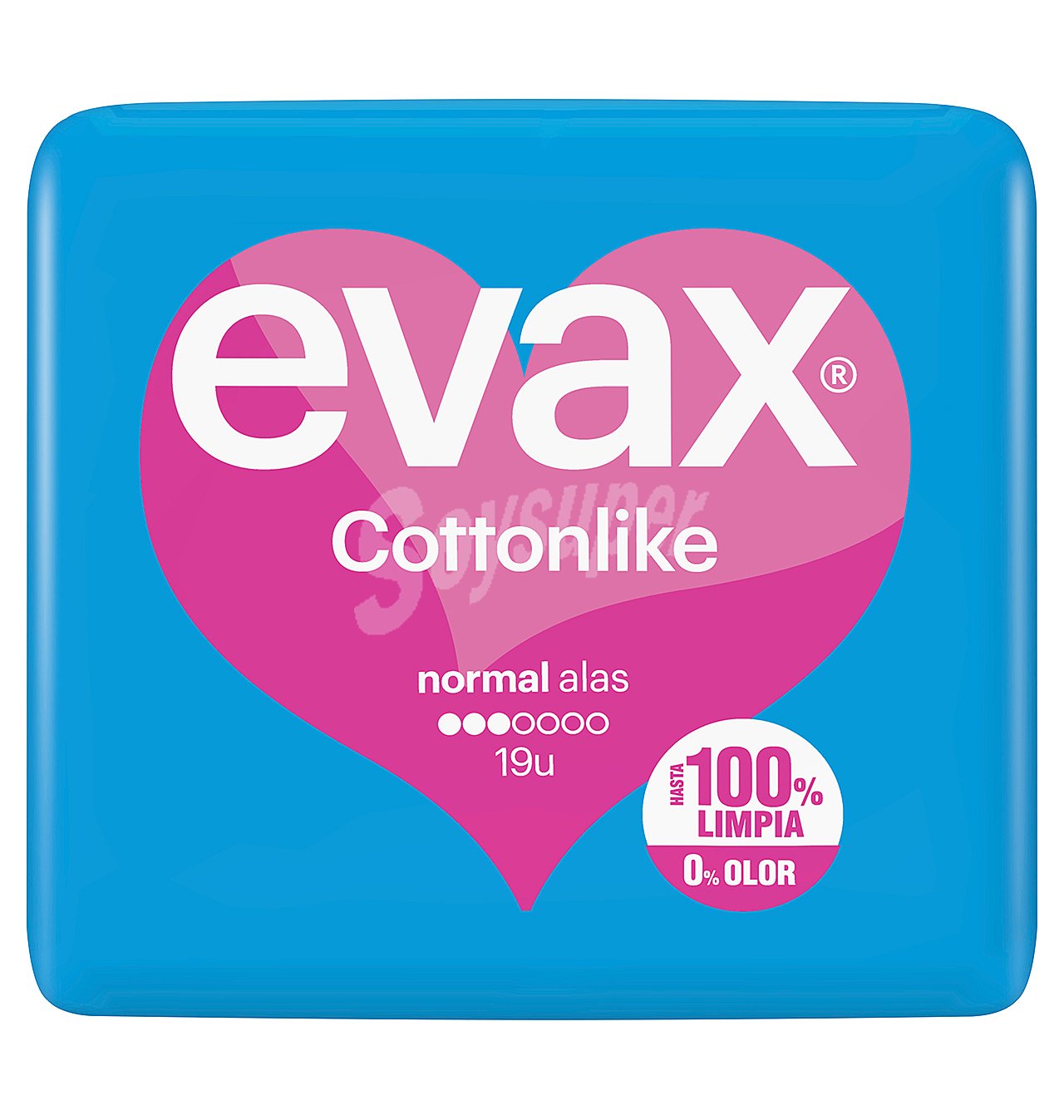 Compresa normal evax cottonlike alas