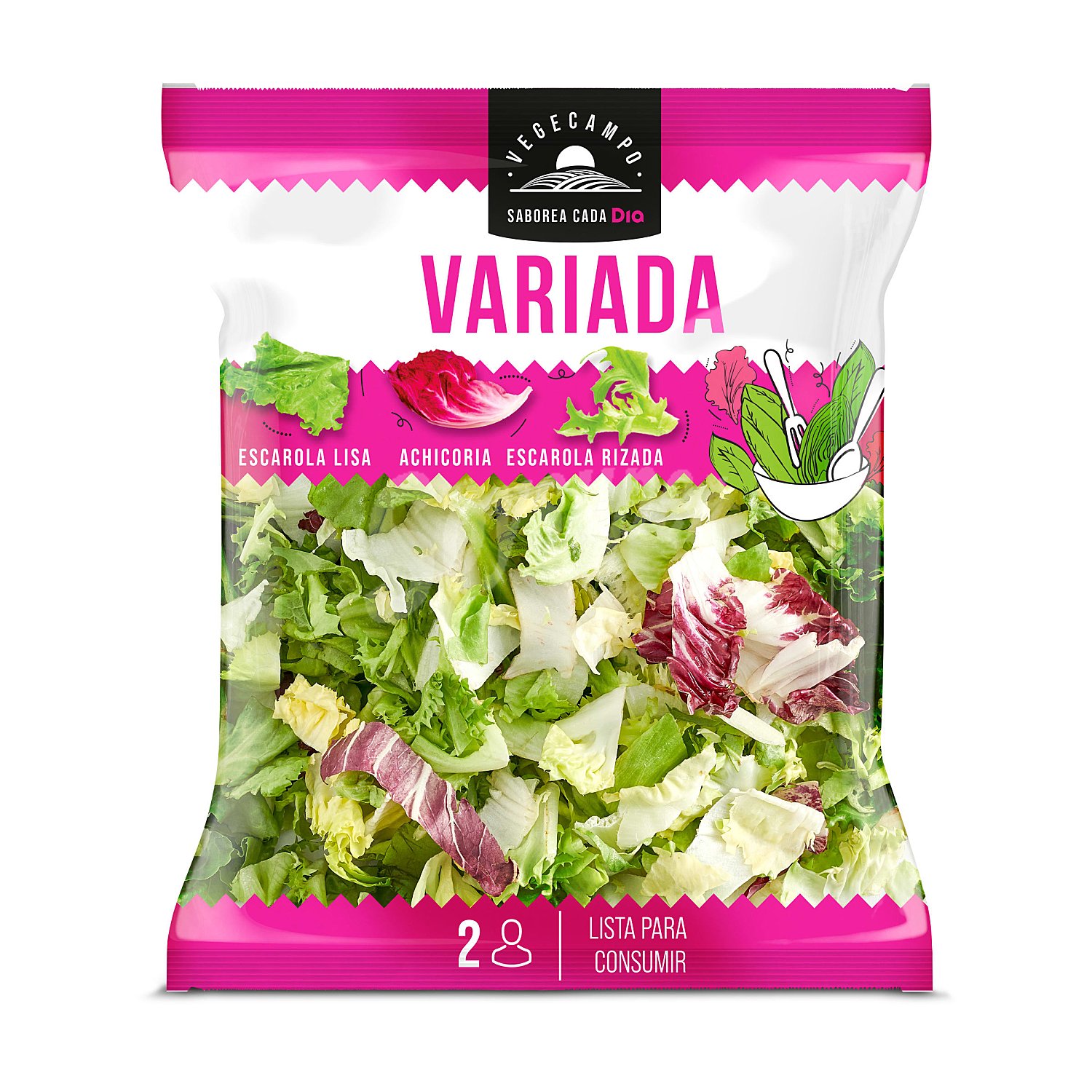 Ensalada variada Vegecampo