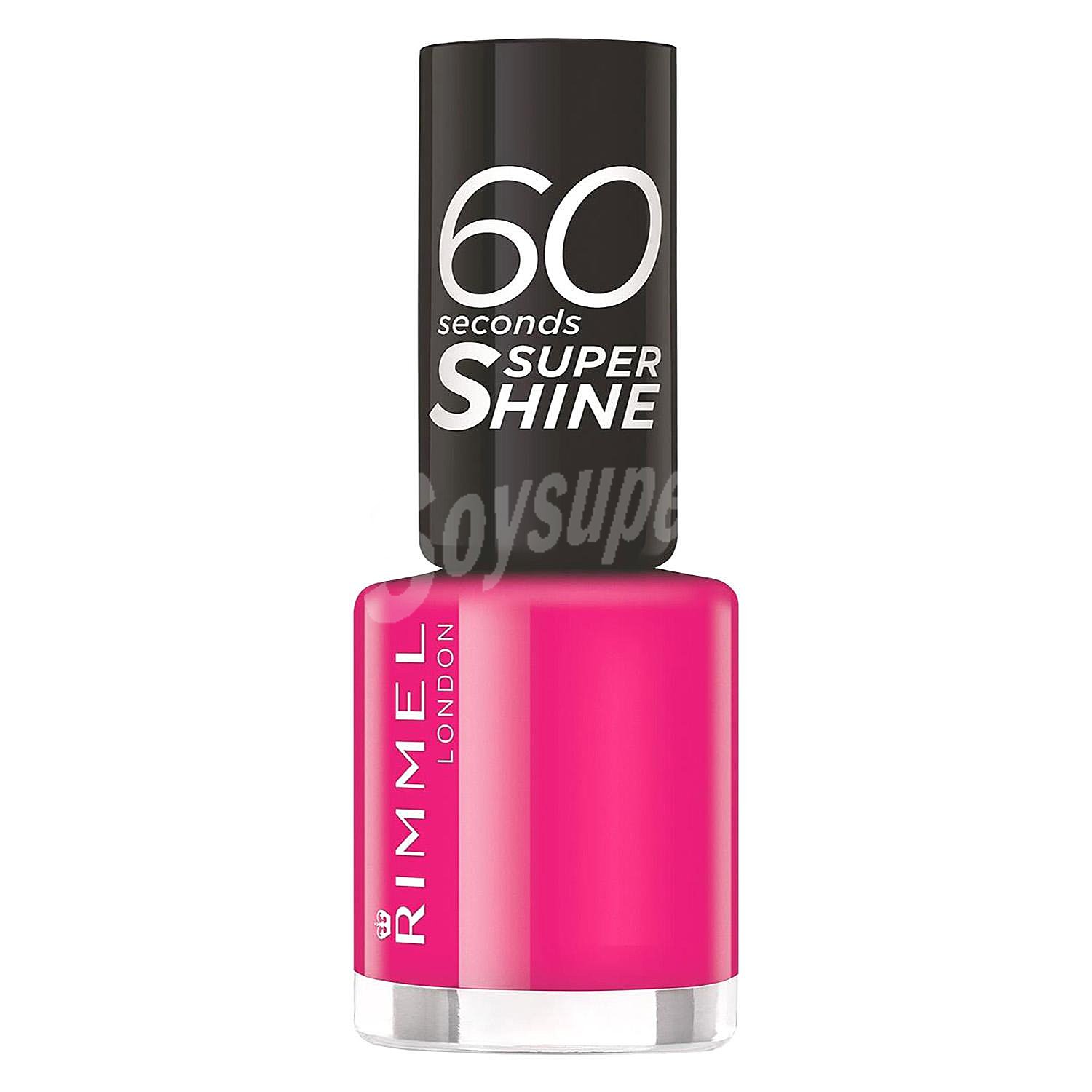 Esmalte de uñas 60 Seconds Super Shine nº 323 Funtime Fuchsia Rimmel London