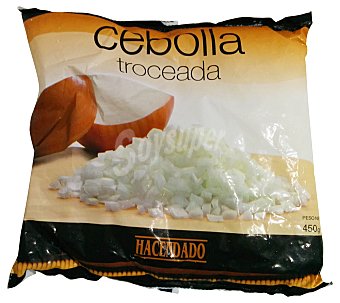 Cebolla troceada congelada