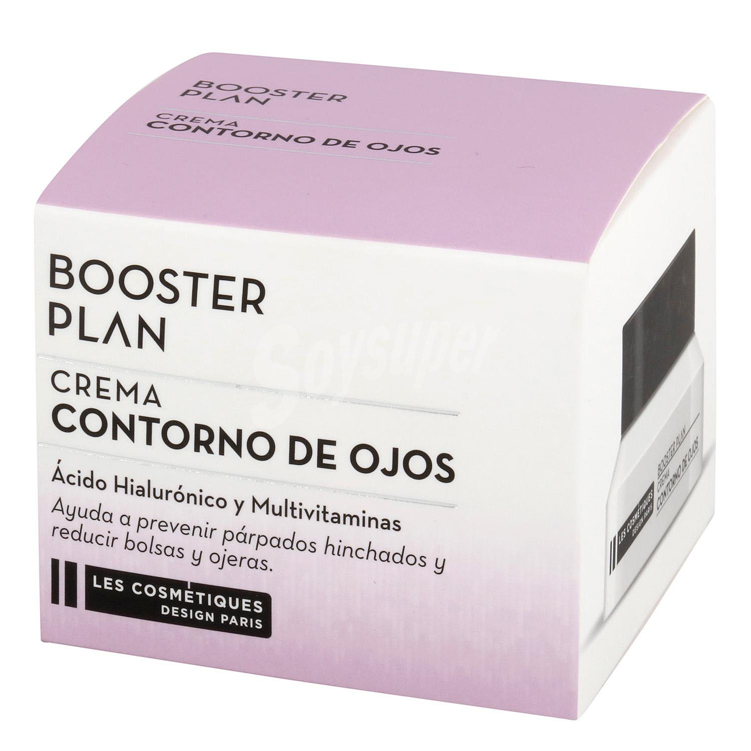 Crema contorno de ojos ácido hialurónico y multivitaminas Les Cosmetiques Booster Plan