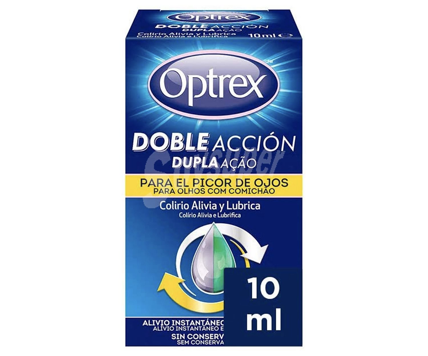 Colirio para aliviar y lubricar los ojos eliminando su picor