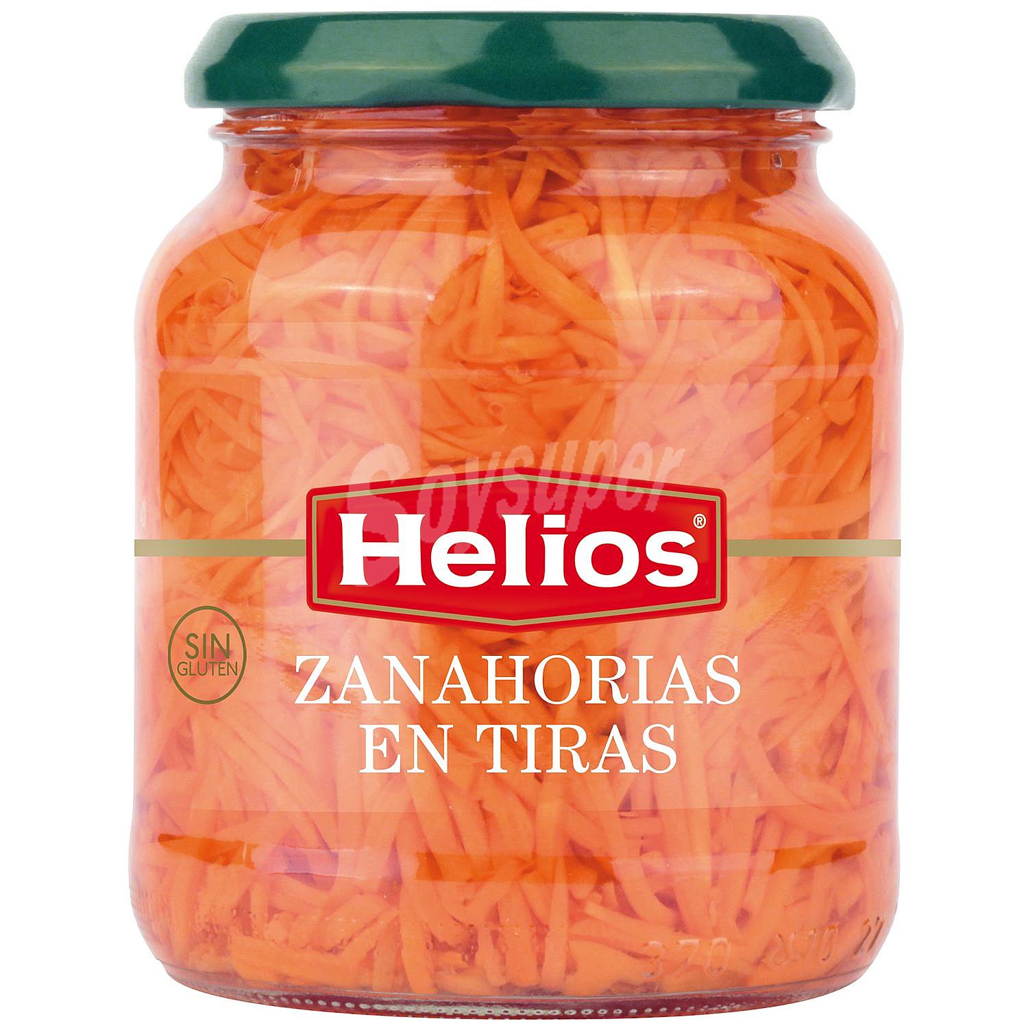 Zanahorias en tiras Helios sin gluten