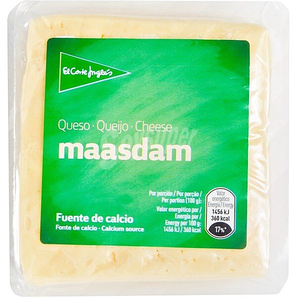 Queso maasdam tierno 