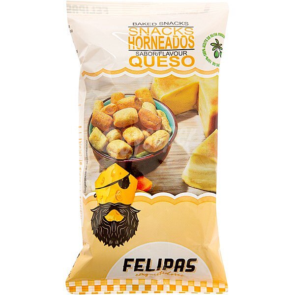 Snacks de pan horneados con sabor a queso con aceite de oliva virgen extra