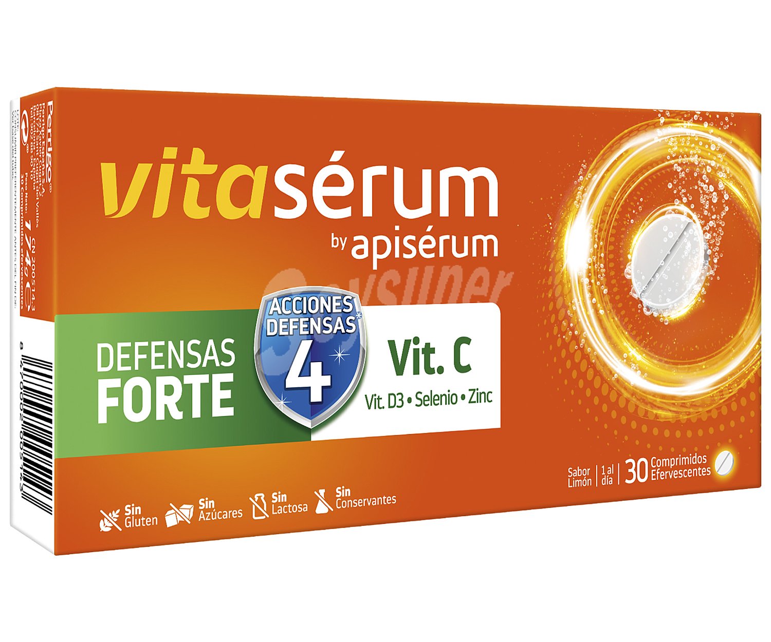 Vitasérum Polivitamínico para la disminución del cansancio y refuerzo del sistema inmunitario vitasérum Defensas forte