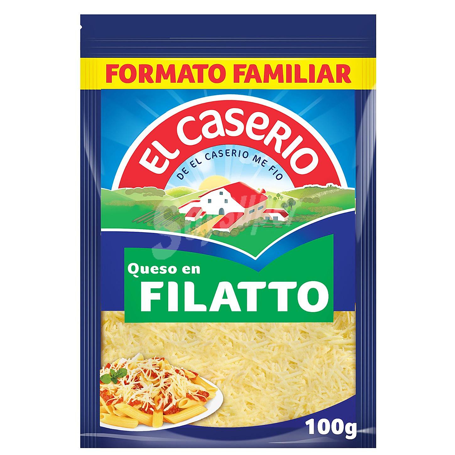 Queso rallado filatto especial pasta El Caserío