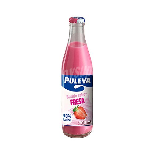 Puleva Batido con sabor a fresa elaborado con un 90% de leche puleva