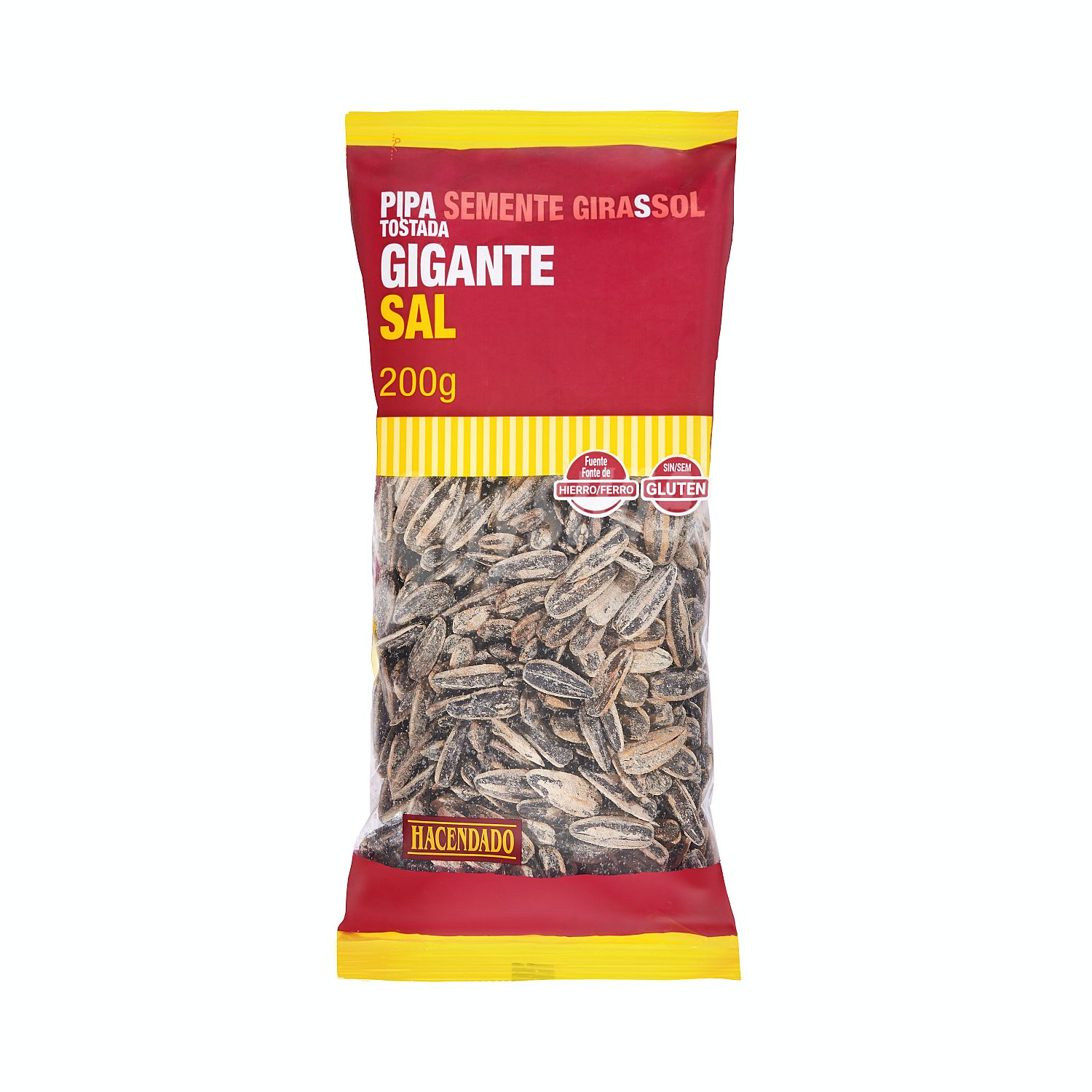 Pipas girasol gigantes tostadas con sal