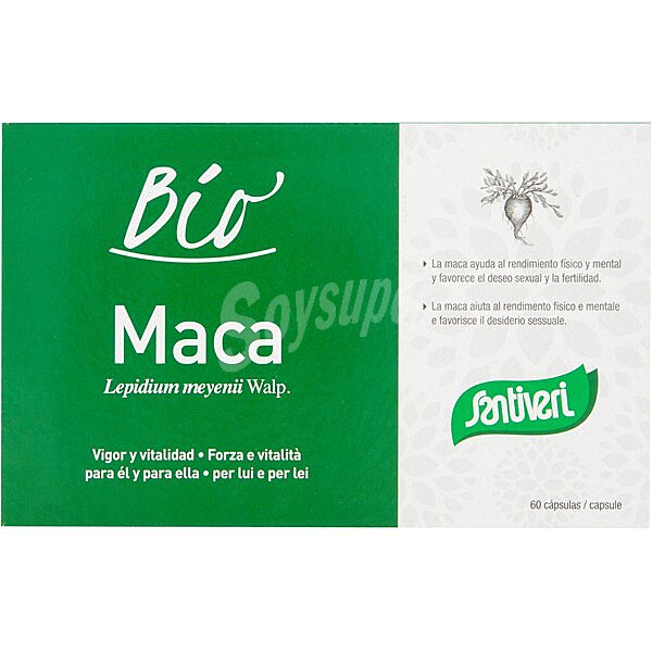 Bio Maca vigor y vitalidad ápsulas