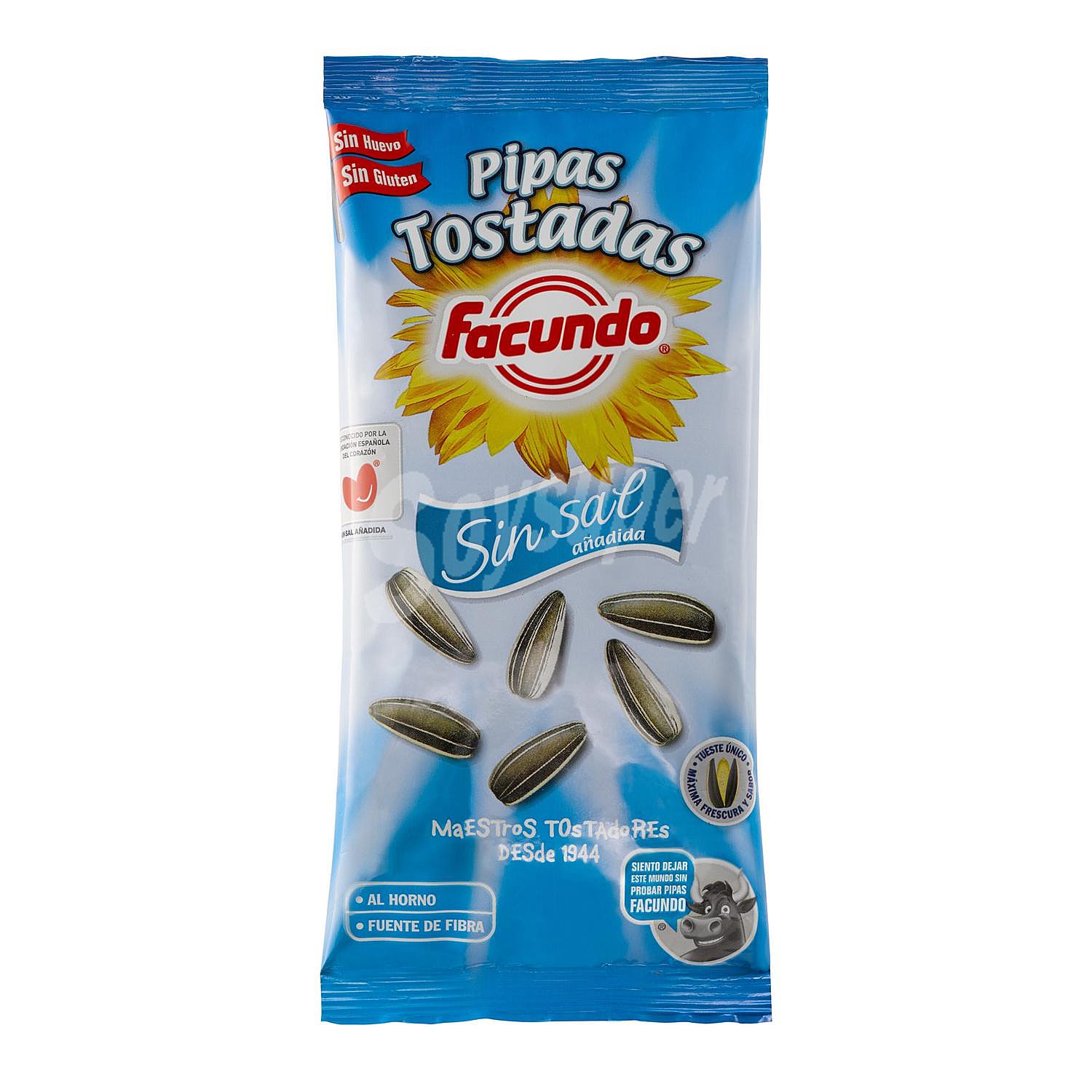 Pipas tostadas sin sal