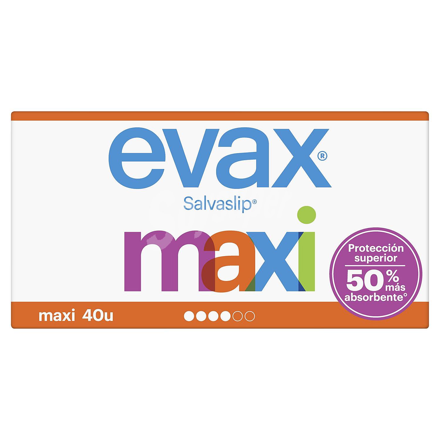 Salvaslips maxi evax