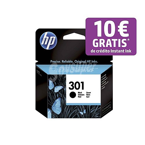 Cartucho de tinta original HP 301 CH561EE, negro