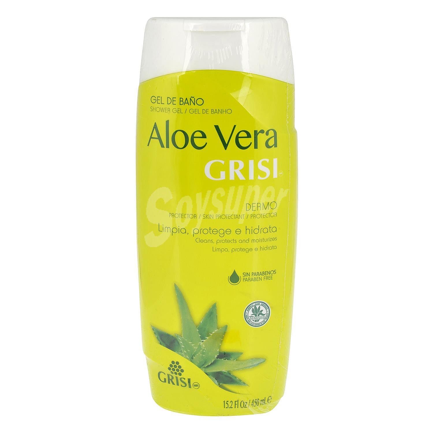 Gel de baño con aloe vera