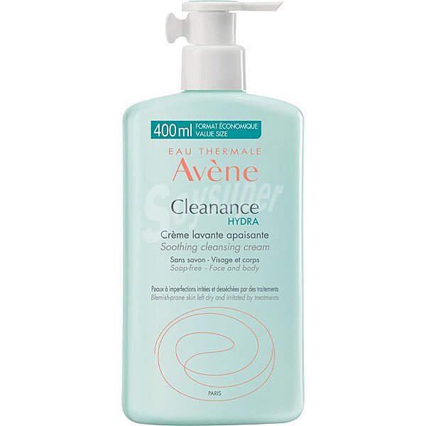 Cleanance Hydra crema limpiadora calmante para piel grasa y con tendencia acnéica dosificador 400 ml